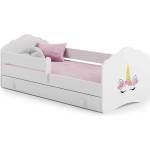 Kobi Детско легло FALA с парапет и чекмедже с различни мотиви (140 х 70 см, unicorn)