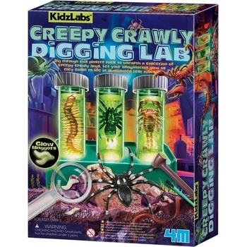 4M Научен комплект 4M KidzLabs - Лазещи животни (4m-03490)