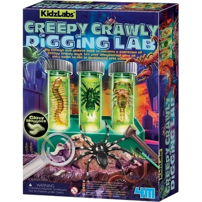 4M Научен комплект 4M KidzLabs - Лазещи животни (4m-03490)