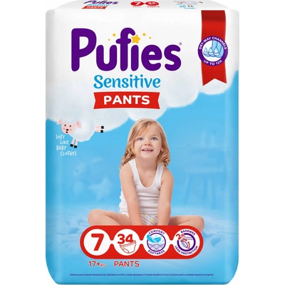 pufies Пелени гащи Pufies Pants Sensitive 7, 34 броя (22847)