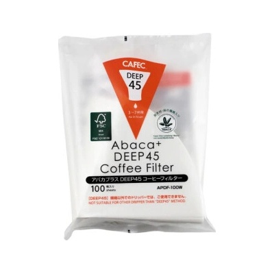 Cafec Abaca+ Deep 45 papierové filtre 100ks