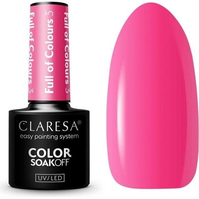 Claresa Gél lak Full of Colours 3 5 g