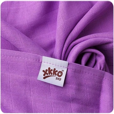 Kikko Bambusové pleny XKKO BMB 70 x 70 Little Stars Lilac MIX 3 ks