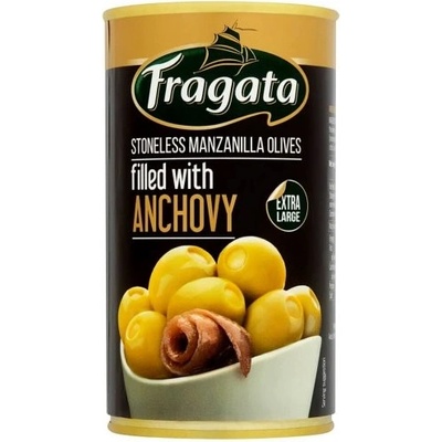 Fragata Zelené olivy manzanilla bez pecky s ančovičkovou náplní 300 g