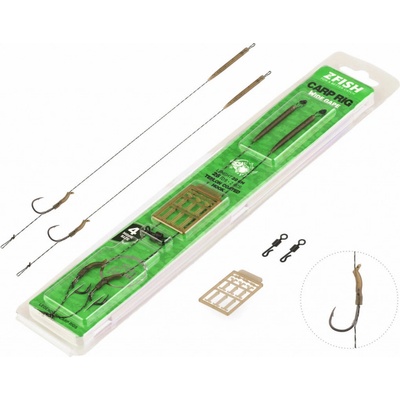 Zfish Návazec Wide Gape Carp Rig vel. 4 2 ks – Zboží Dáma