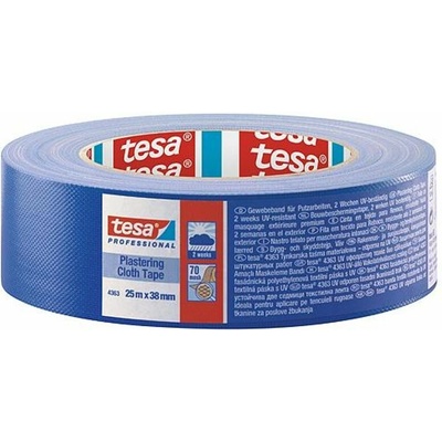 Textilná páska tesa® PRO Plastering, omietacia, modrá, UV, 38 mm, L-25 m