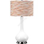 Elstead Lighting MILO-PN-TL-LORA - Настолна лампа MILO 1xE27/60W/230V бяла/оранжева (ED0978)