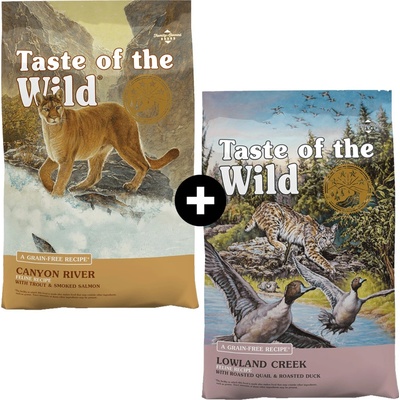 Taste of the Wild MOJE COMBO 2 x 6,6 kg