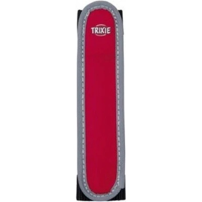 Trixie Potah blikací na obojek/vodítko červeno/šedý 16 cm