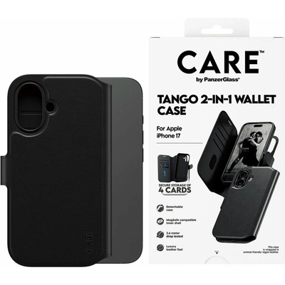 Wallet Tango Two-In-One s MagSafe pre iPhone 17, Čierna, CARE