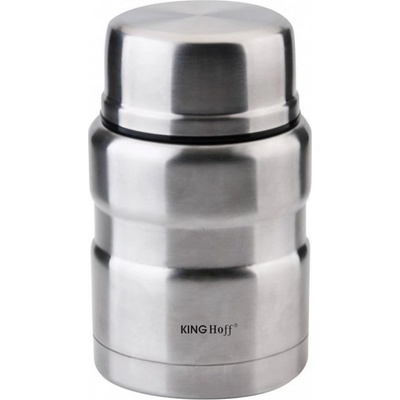 Kinghoff Thermos de table en acier inoxydable Argent 500 ml