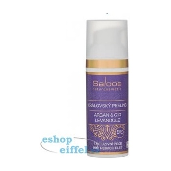 Saloos Bio královský peeling Argan&Q10 Levandule 50 ml