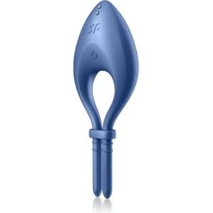Satisfyer BULLSEYE пръстен за пенис вибриращ Blue 14 см