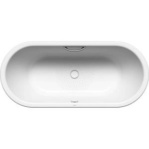 KALDEWEI Avantgarde - Вана Centro Duo Oval 128, 180x80 см, с отвори за дръжка, противоплъзгаща, бяла 282810220001 (282810220001)