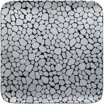 RAK Porcelain Cobbles talíř čtvercový 30 × 30 cm, stříbrný