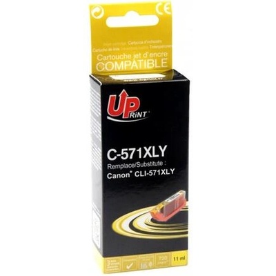 Compatible Мастилница UPRINT CLI 571XL-M CANON, Yellow (LF-INK-CAN-CLI571Y-XL-UP)