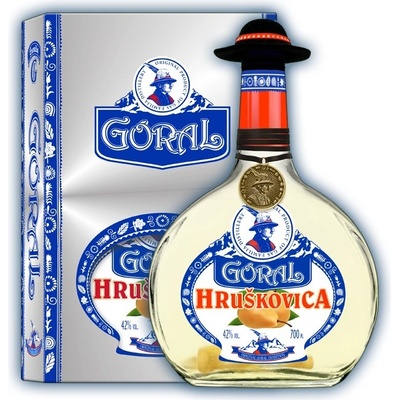Goral Hruškovica 42% 0,7 l (čistá fľaša)