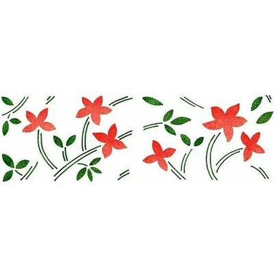 Kreul Šablóna XL Listy a kvety 22x67 cm