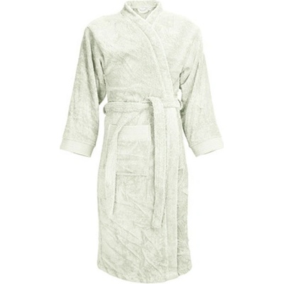 The One Towelling klasický župan T1-B Ivory Cream