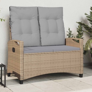 vidaXL Градинска пейка Бежов и Светло Сив 105 x 60 x 112 см (42026853)