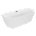 Mexen Oval 180x80 cm white/black (52671808000-70)