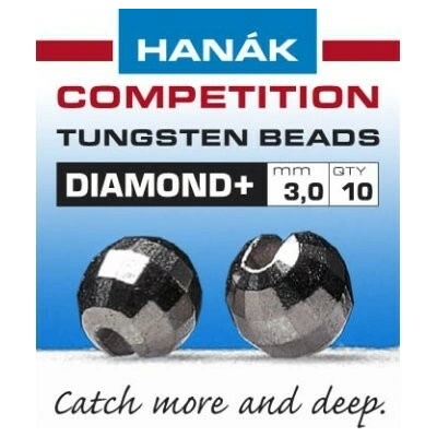 Hanák HA Diamond+tung.hlavičky černý nikl 4.0mm,20ks