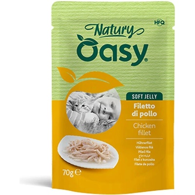 Oasy Cat Natury Soft Jelly Adult - Kuracie filety v želé 70 g