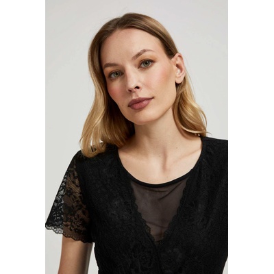 Moodo Дантелена блуза Moodo Moodo | Cheren | ЖЕНИ | XS