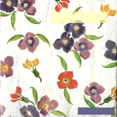 Ambiente Europe BV Servítky veľké Wallflower 33x33cm