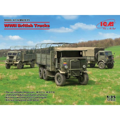 ICM WWII British Trucks Diorama Set 1:35