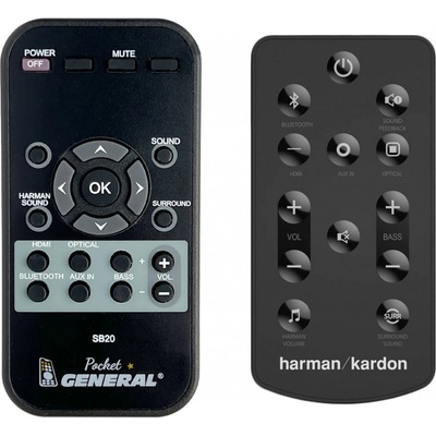 Dálkový ovladač General Harman Kardon SB20 – Hledejceny.cz