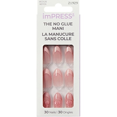 KISS Samolepicí nehty imPRESS Nails Glow Muse 30 ks