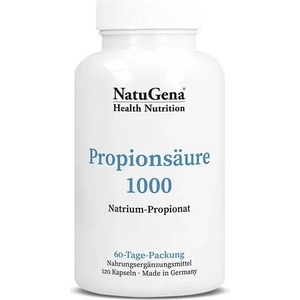 NatuGena Propionic Acid 1000, 120 капсули, NatuGena (571117 (2018111) NTG)