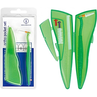 Curaprox Ortho Pocket Set pro čištění rovnátek – Zboží Dáma