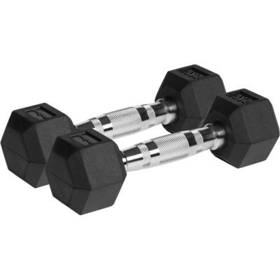 REBEL ACTIVE RBA-2325-02 Pogumované litinové HEX 2 x 2 kg