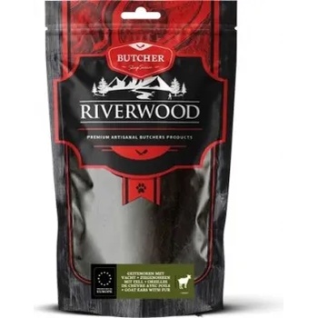 Riverwood - Вкусно сушено лакомство за кучета - уши от коза с козина, 150 гр