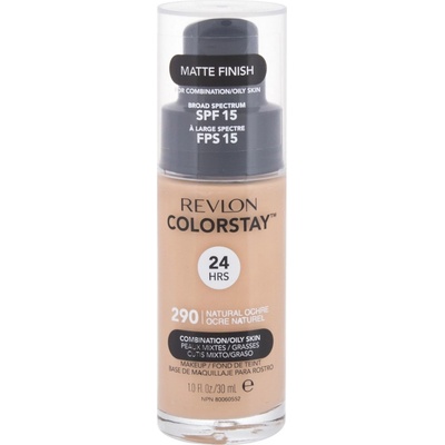 Revlon Professional Colorstay make-up Combination / Oily Skin Make-up pre zmiešanú až mastnú pleť s pumpičkou 290 Natural Ochre 30 ml
