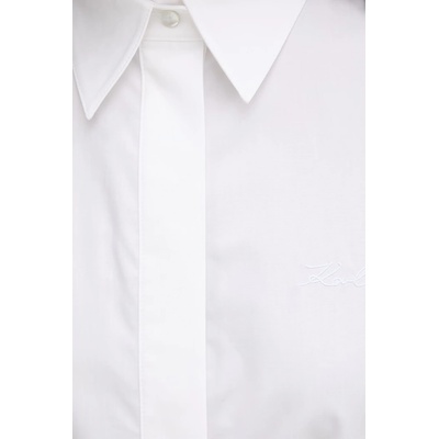 KARL LAGERFELD рокля тип риза памучна (B2W13017)