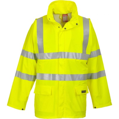 Portwest hi-vis sealtex fr41 / Огнеупорен светлоотразителен дъждобран - hv Жълт s (fr41yers)