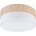 LAMKUR Led таванен плафон sirja boho led/20w/230v диам. 35 см бежово/бяло (la59808)