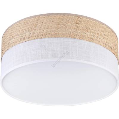 LAMKUR Led таванен плафон sirja boho led/20w/230v диам. 35 см бежово/бяло (la59808)