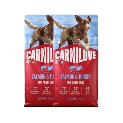 Carnilove Active Dog Salmon & Turkey Adult 2 x 12 kg
