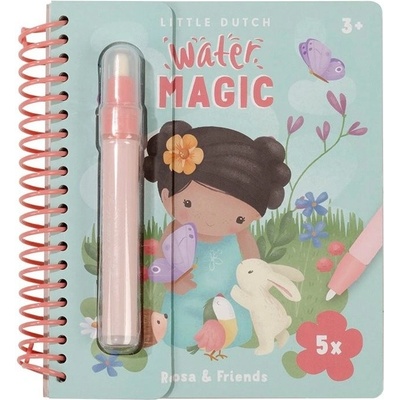 Little Dutch Kniha kouzlení s vodou Rosa & Friends – Zboží Mobilmania