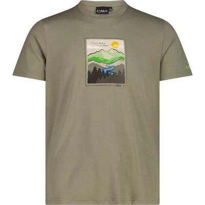 CMP Мъжка спортна тениска CMP S/S T-Shirt Sport shirt - Sage / Mela - размер 58 (EU) (216-7666-0917)