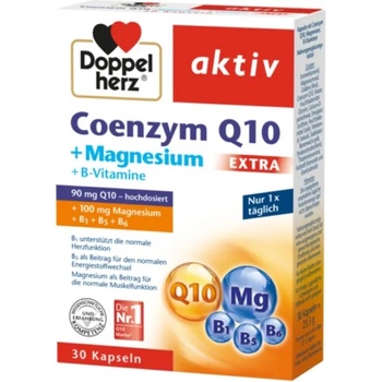Doppelherz Aktiv Coenzym Q10 + Magnesium, 30 капсули