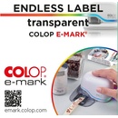 COLOP e-mark® lepiaca páska transparentná, 14 mm x 8 m