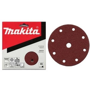 Makita Шлайф хартия MAKITA Velcro 150 мм 9 отвора K150, 10 бр. P-31968 (P-31968)