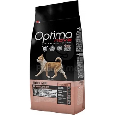 Optimanova Dog Adult Mini Sensitive Salmon & Potato 8 кг