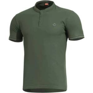 Pentagon Levantes Henley Stripes Тениска, камо зелена (K09025-STR-06CG)