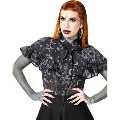 KILLSTAR дамска блуза KILLSTAR - Lunar Soul Blouse - Черен - KSRA007091